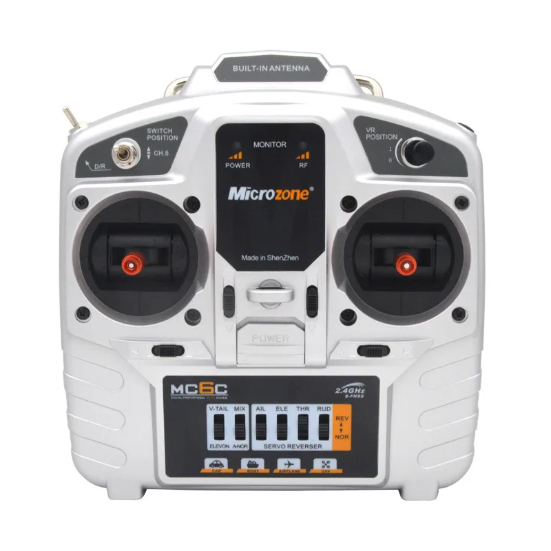 MicroZone MC6C v2 2,4G 6CH контроллер передатчик приемник радиосистема для радиоуправляемый самолет, Квадрокоптер multirotor вертолет автомобиль Лодка