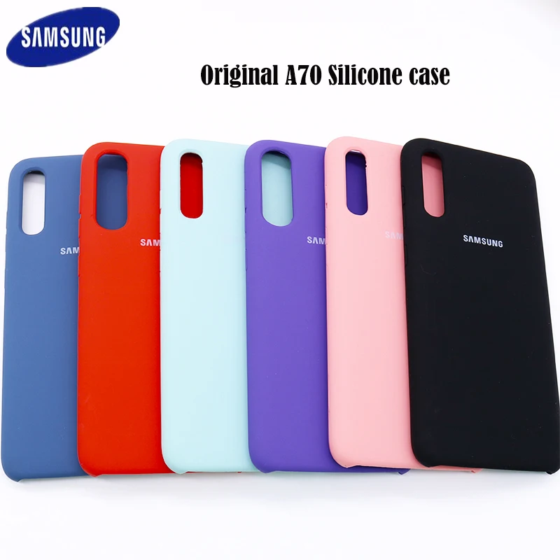 A70 Case Original Samsung Galaxy Silky Silicone Cover High Quality Soft-Touch Back Protective a70. | Мобильные телефоны и