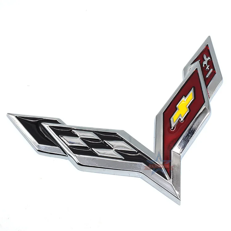 Corvette Автомобильный логотип Подходит для Chevrolet декоративная наклейка Cruze Модифицированная Corvette 60 Юбилейная наклейка на бампер s