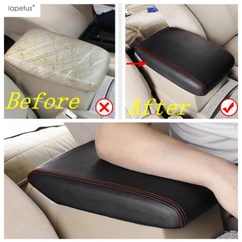 

Lapetus Interior PU Leather Central Armrest Box Holster Cover For Toyota Highlander / Kluger 2008 - 2013 Decorative Protection