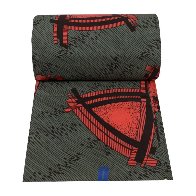 Pure Cotton Pagnes African Real Dutch Wax 6yard New African Fashion Print Fabric For Party Dress