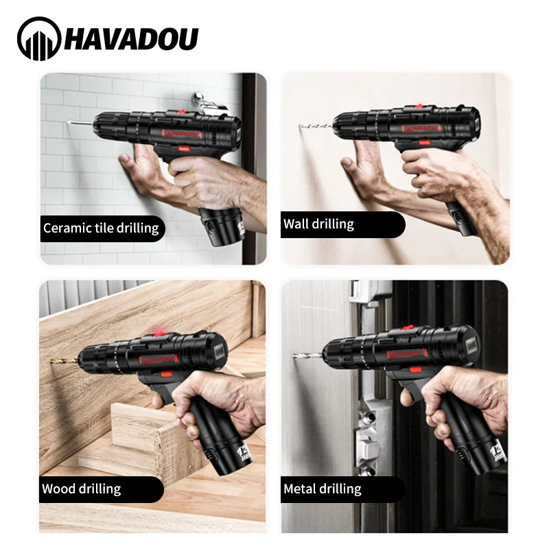 48V Cordless Drill Electric Drill Rechargeable