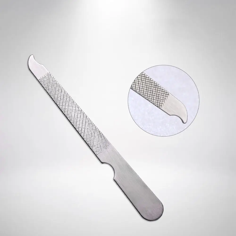 10 шт. пилочки для ногтей женщин Маникюр Педикюр металлическая пилка Нержавеющая