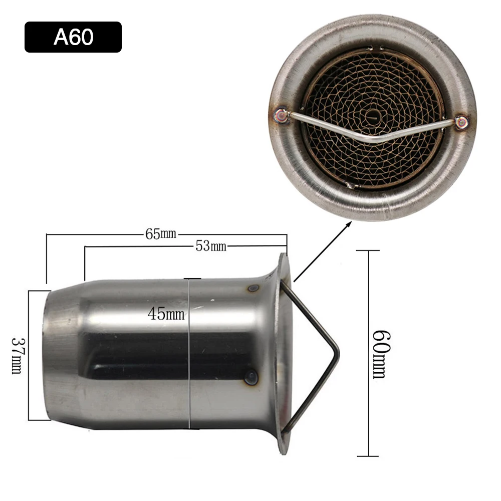 Alconstar-мотоцикл выхлопной дБ убийца для Akrapovic Yoshimura глушитель катализатор дБ убийца глушитель шумоподавитель - Цвет: A-02