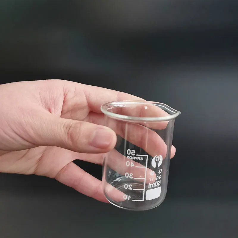 New 5ml,10ml,25ml,50ml,100ml,150ml,200ml,250ml,1000ml Pyrex Glass Beaker Borosilicate GG-17 Graduated Beakers — view 5
