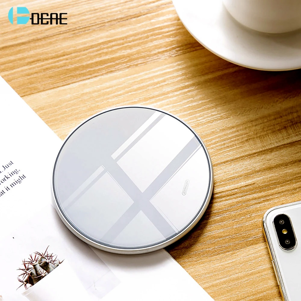 

DCAE Quick 15W QI Wireless Charger For Samsung S10 S9 S8 Note 10 9 USB C 10W QC 3.0 Fast Charge Pad for iPhone XS XR X 8 Airpods
