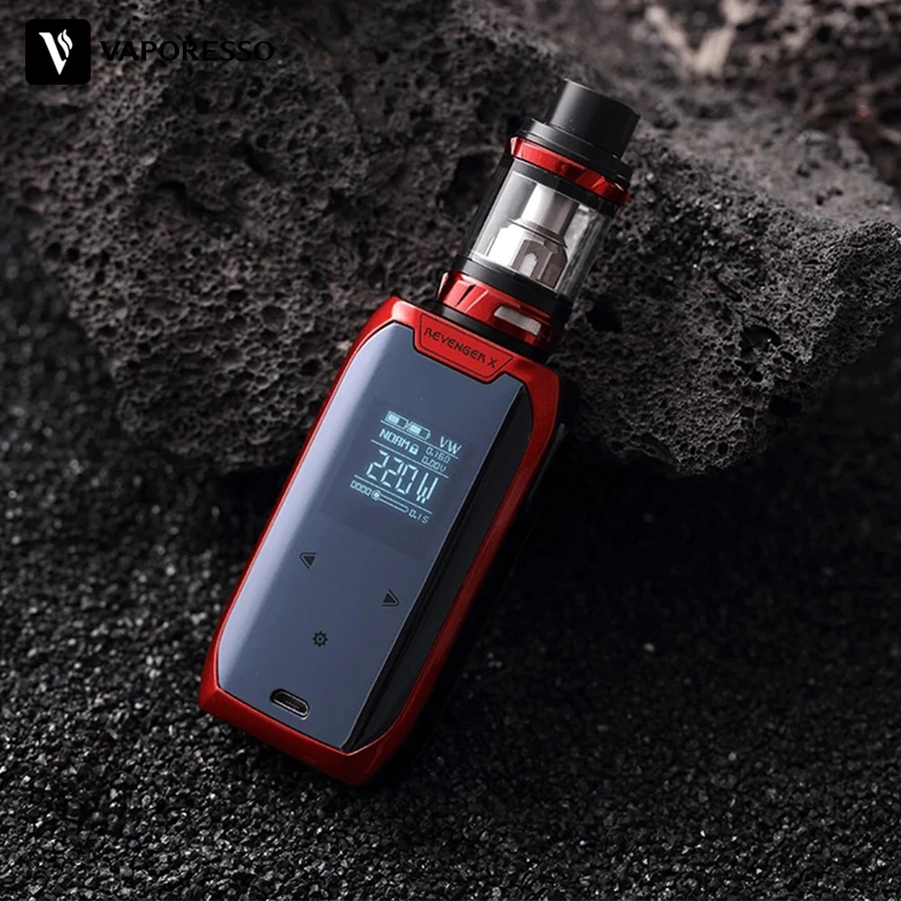 Vaporesso Vape Revenger X комплект 220 Вт с коробкой мод NRG бак 5 мл распылитель GT в сеточку катушка ядро пара электронная сигарета