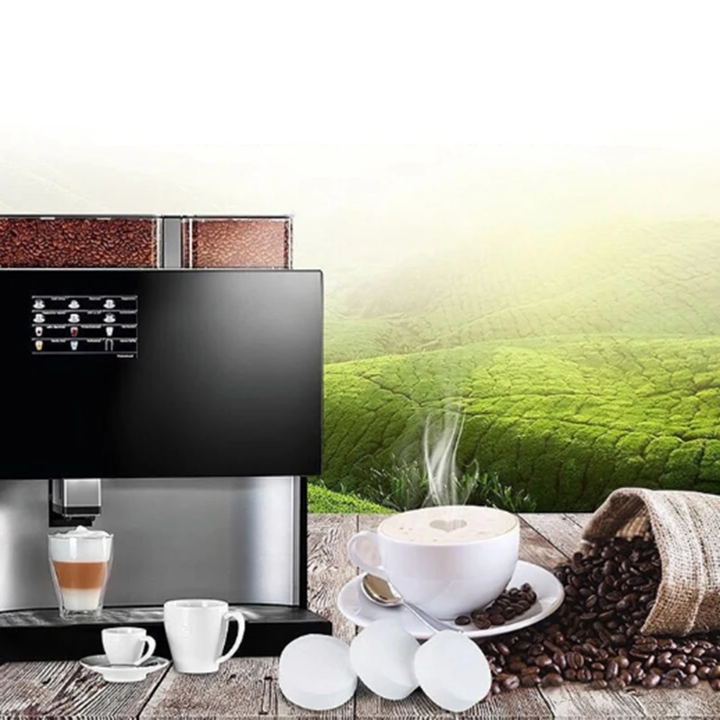 Coffee Machine Descaling Tablets 50Pcs Universal Solution for All Types Coffee Machines