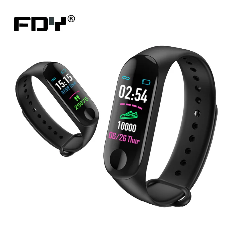 

2019 New Simple Smart Men and Women's Bracelet Watch Bluetooth Gauge Heart Rate Sleep Monitoring Multifunctional Care for health
