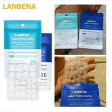 LANBENA Acne Mask Acne Pimple Patch 28pcs Invisible Acne Stickers Blemish Treatment Pimple Remover Tool Skin Care Shrink Pores