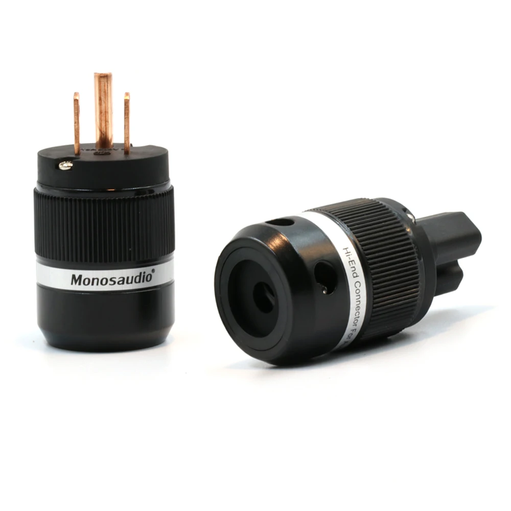 Пара моноаудио Hi-End Чистая медь M100/F100 США Разъем питания+ IEC разъем