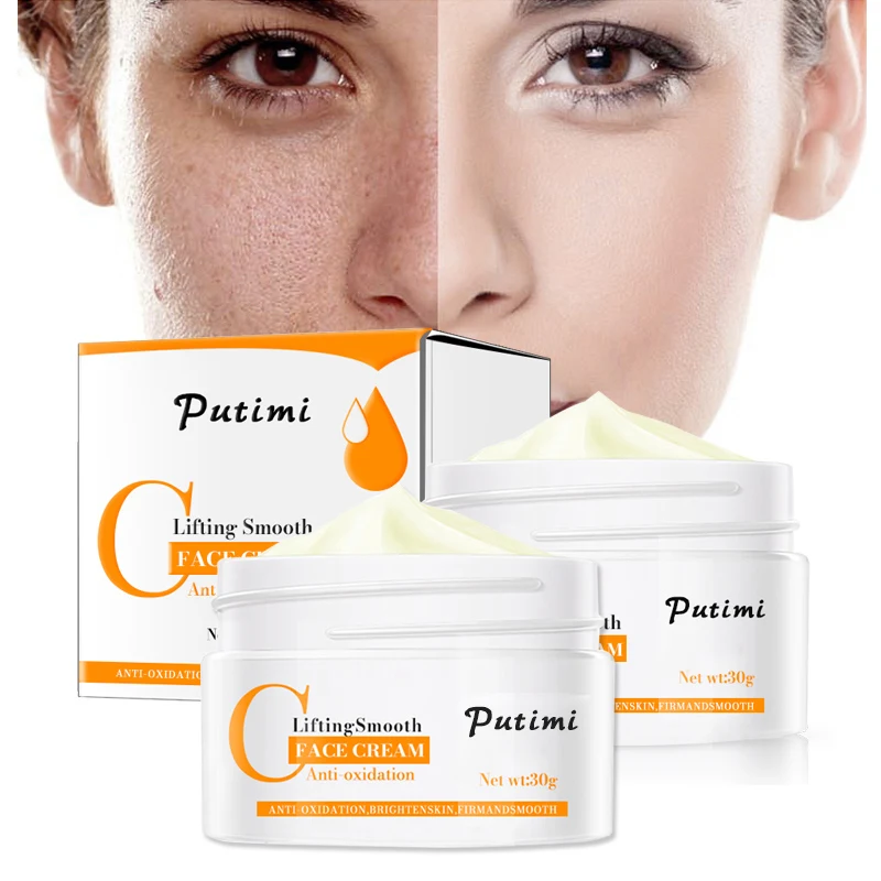 

PUTIMI Firming Anti-Wrinkle Face Cream Anti-Oxidation Face Cream Reduce Face Fine Lines Shrink Pores Hydrating Whitening Cream