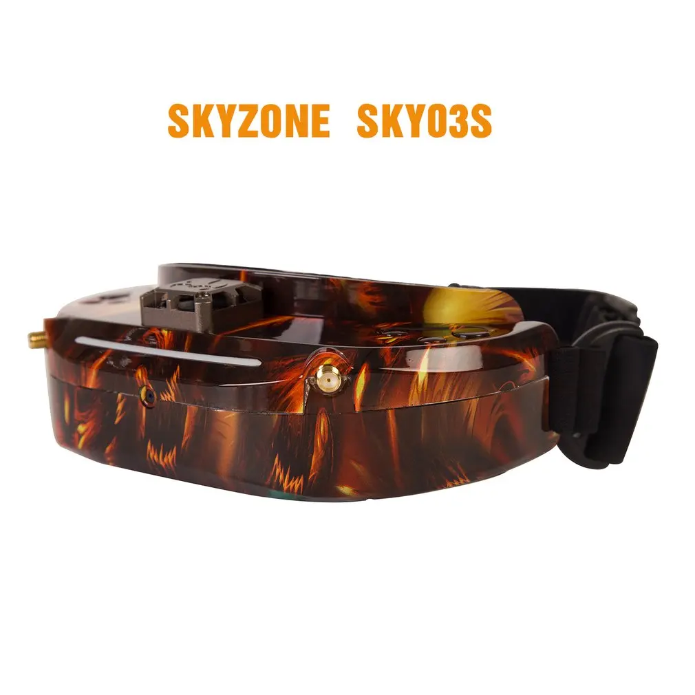SKYZONE SKY03O 5,8 ГГц 48CH разнообразие FPV очки поддержка HDMI отслеживания головы с вентилятором DVR фронтальная камера для радиоуправляемого дрона