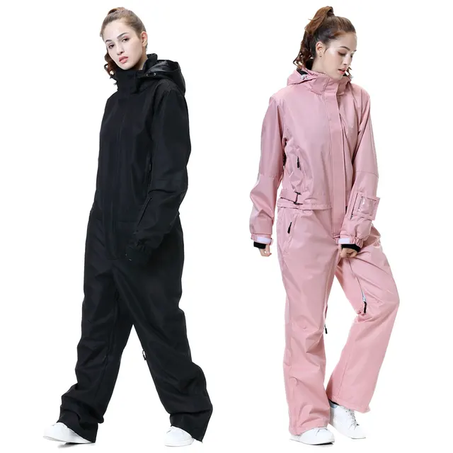 US $87.12 New Ski Suit Women Winter30 Temperature Mountain Ski Jacket Snowboard Pants Women Waterproof Winte