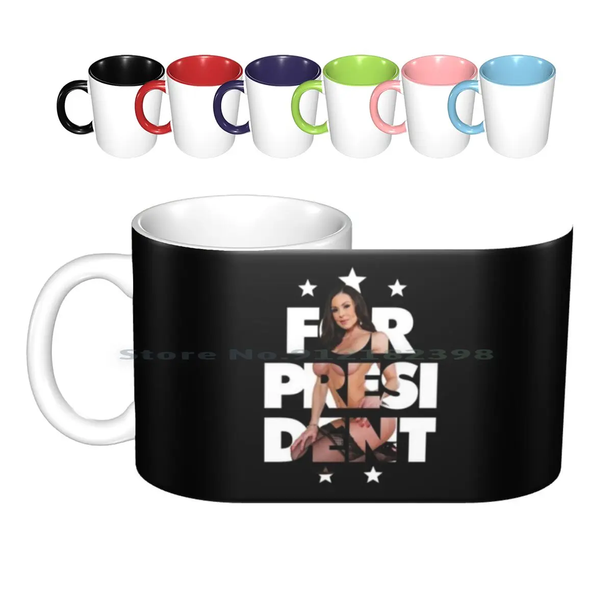 Kendra Lust For President Ceramic Mugs Coffee Cups Milk Tea Mug Parody Funny Milf Kendar Creative | Дом и сад