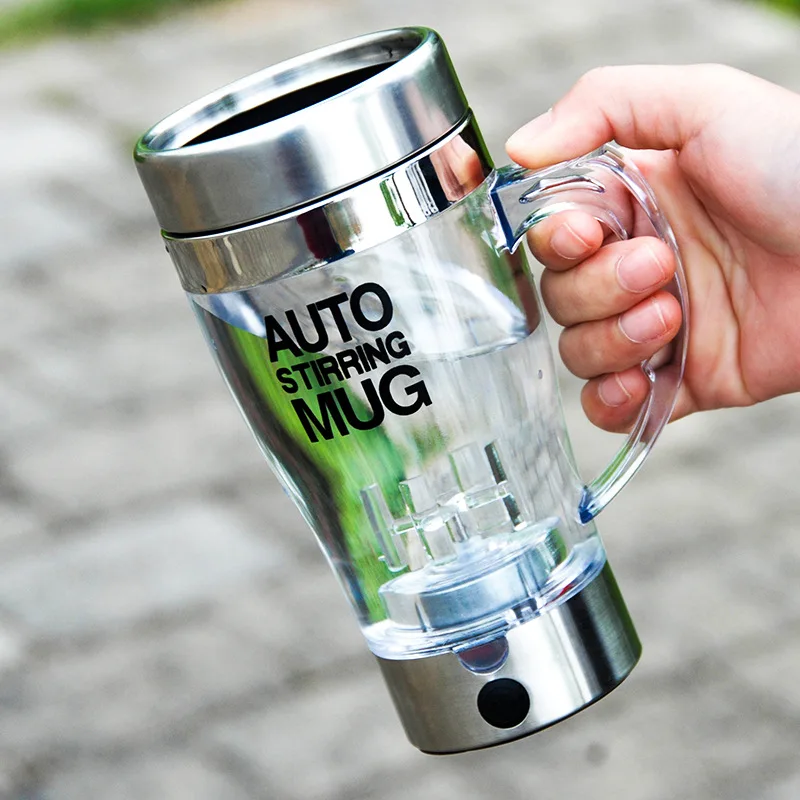 

Portable Stainless Steel Electric Automatic Self Stirring Mug Lazy Coffee Mixing Tea Mix Cup Travel Mug Double Insulated thermal