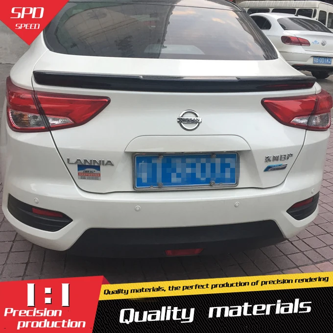 Спойлер для Nissan Bluebird LANNIA спойлер из АБС-материала заднего крыла автомобиля