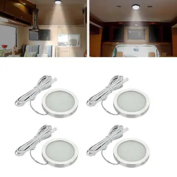 

2.5W 12V LED Recessed Down Light Car Interior Lighting Interior Roof Ceiling Light Cabinet Lamp For Camper RV Trailer Boat Van