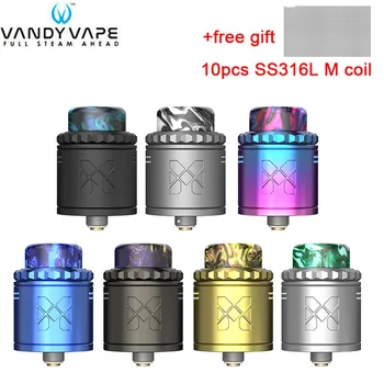 

Original Vandy Vape Mesh V2 RDA Tank 2ml Atomizer fit M Wires Dual/Ni80/A1/SS316L mesh coil VandyVape M V2 RDA for E cigs Mod