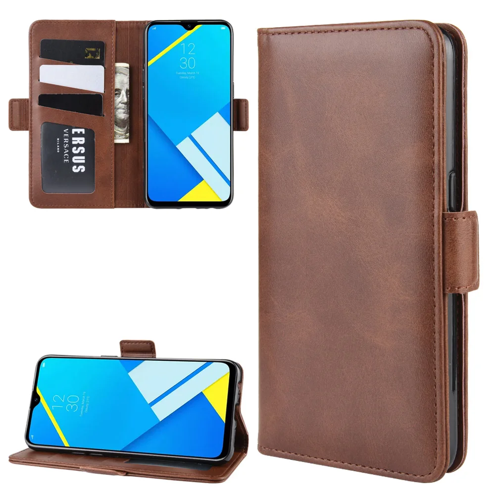 

pu Leather Flip Cover Case Wallet Case for OPPO A1K / OPPO Realme C2 card holder holster protective shell GG
