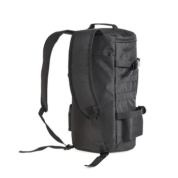 

23L Fishing Tackle Rod Backpack Cylinder Single Double Shoulder Messenger Storage Bag Pole Holder Carrier Organizer