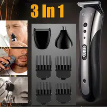 Все в 1 водонепроницаемый Электрический ушной триммер для носа для мужчин бритва перезаряжаемая эпиляция бровей тример уход за лицом Набор для бритья