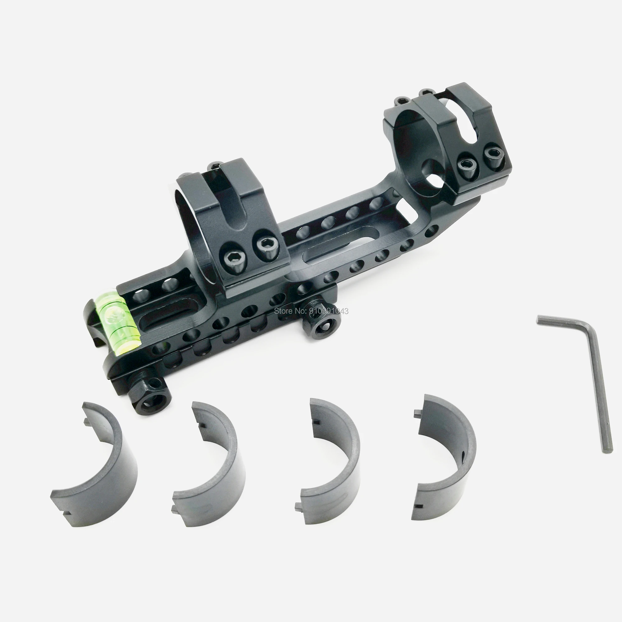 

30mm Dual Ring 25.4mm Dual Ring Cantilever mount scope with picatinny bubble level