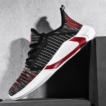 

Men's Breathable Mesh Shoes Summer Deodorant Casual Shoes for Men's Sneakers Trend Man Flat Walking Shoes Tenis Feminino