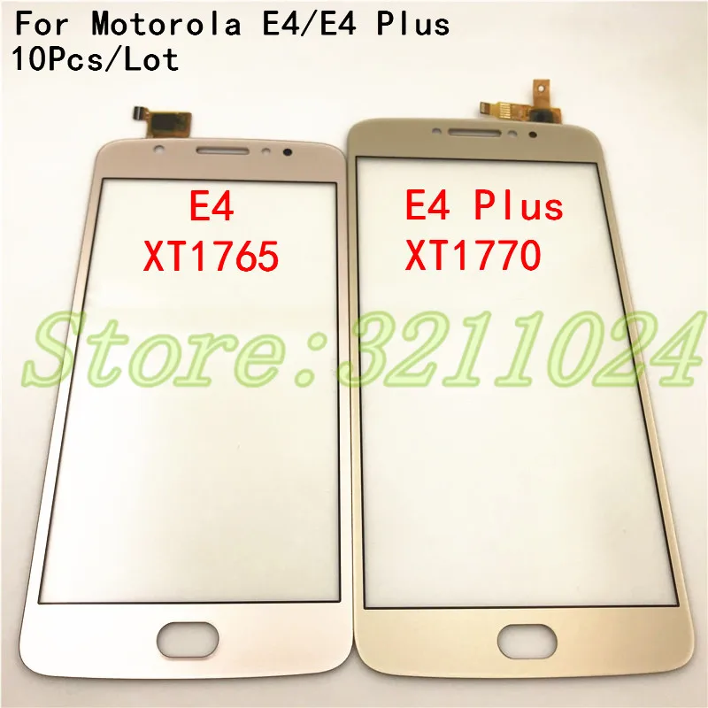 10Pcs/Lot For Motorola Moto E4 Plus XT1770 XT1773 Touch Screen Sensor Digitizer Glass Panel parts XT1762 XT1766 | Мобильные телефоны