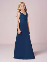 Cheap Junior Bridesmaid Dresses Under 50 A-line Sweetheart Floor Length Chiffon Long Wedding Party Dresses