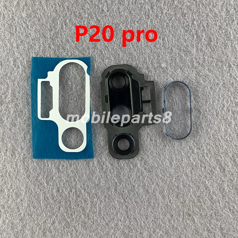 10 шт./партия P20 pro стеклянный объектив для камеры с рамкой для huawei P20 pro объектив для камеры стекло с металлической рамкой держатель Замена