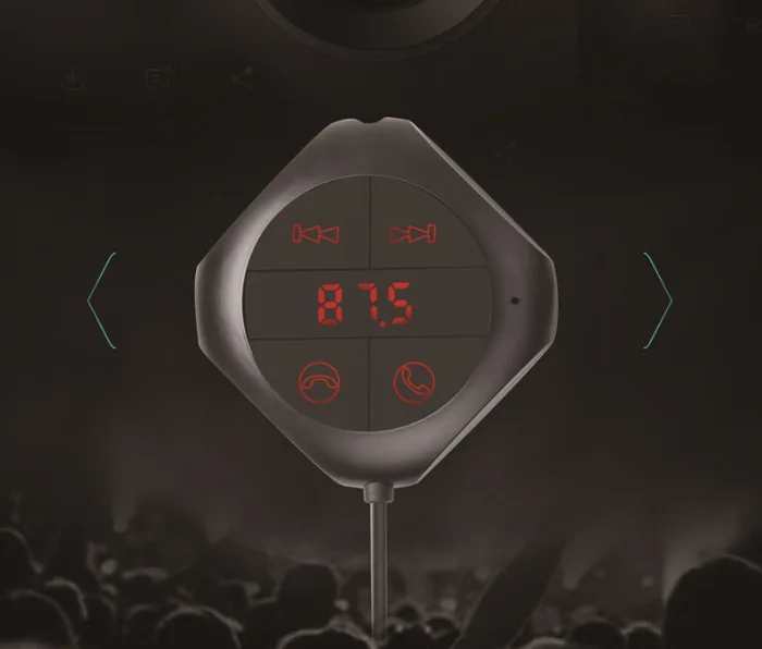 Стиль Bluetooth Hands-free автомобильный комплект MP3 Автомобильный MP3 двойной USB с линией Bluetooth Hands-Free плеер Q7S