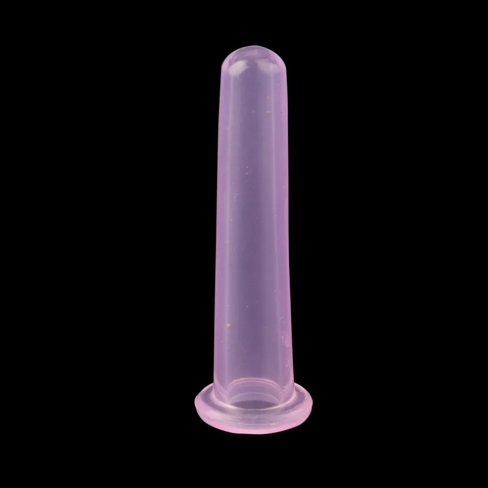 

New Silicone Massage Vacuum Body and Facial No.4 Cup Anti Cellulite Cupping 15mm*50mm Purple Color