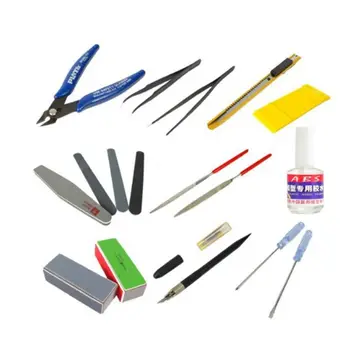 

14 Pcs Gundam Model Tools Kit Modeler Basic DIY Tools for Repairing and Fixing