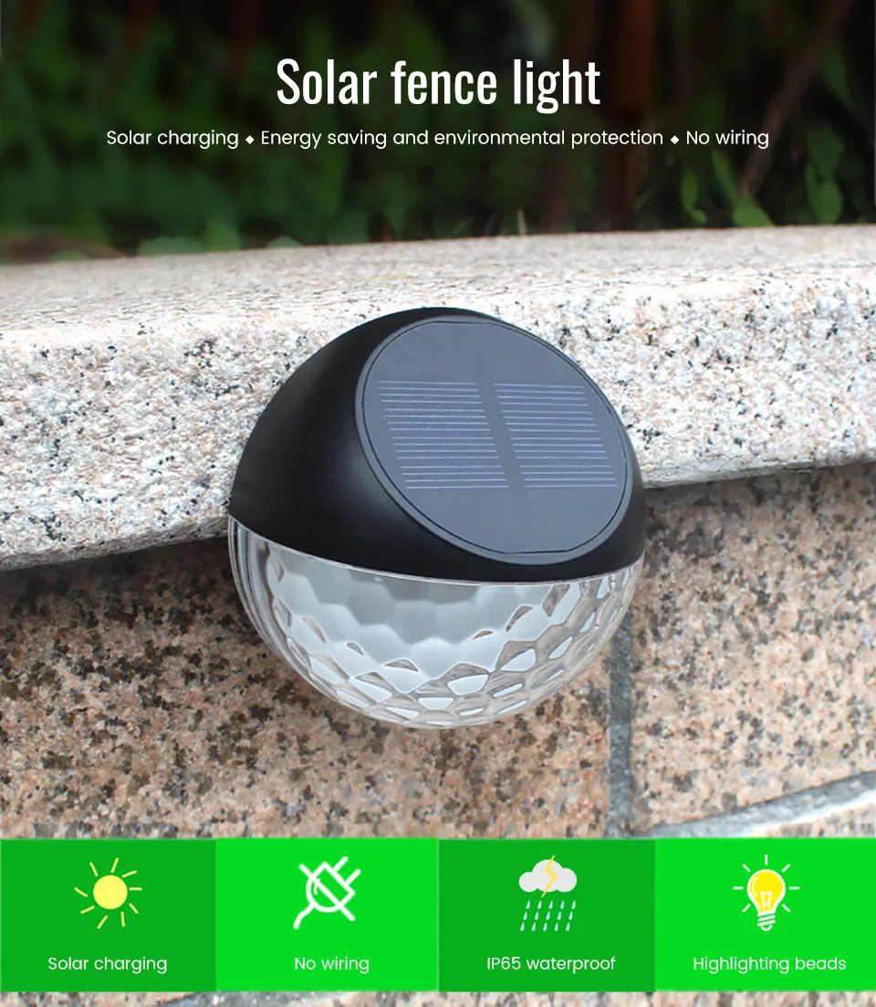 SUNYIMA светодиодный светильник на солнечной батарее, водонепроницаемый светильник на солнечной батарее, настенный светильник с датчиком, 6 светодиодный уличный солнечный светильник, лампа для сада, патио, забора