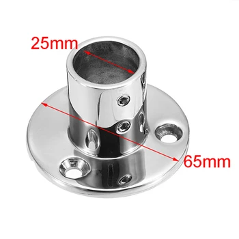 

316 Stainless Steel Boat Tube Pipe Base Marine 90 ° Railing Handrail Rails Pipe Bases Railing Handrail Pipe Base Fitting