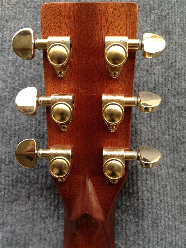 41 дюймовая Акустическая гитара abalone с круглым корпусом, акустическая электрогитара классического типа D 42, модель акустической гитары