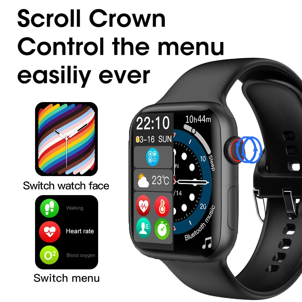 Original IWO W27 Pro/Max Smart Watch Series 7 Men Women Bluetooth Call Wireless Charge Custom Dial Smartwatch Full Touch Screen Original IWO W27 Pro/Max Smart Watch Series 7 Men Women Bluetooth Call Wireless Charge Custom Dial Smartwatch Full Touch Screen
