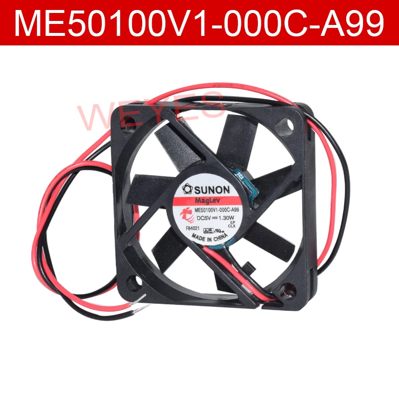 Новый ультратонкий тихий охлаждающий вентилятор SUNON ME50100V1-000C-A99 50x50x10 мм DC5V 1 30 Вт