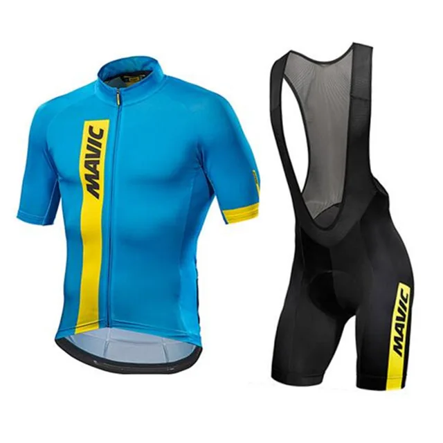MAVIC, одежда для велоспорта, велосипедная Джерси, Ropa, быстросохнущая, мужская, летняя, профессиональная, для велоспорта, Джерси, велосипед, нагрудник, шорты, набор, Майо - Цвет: 8