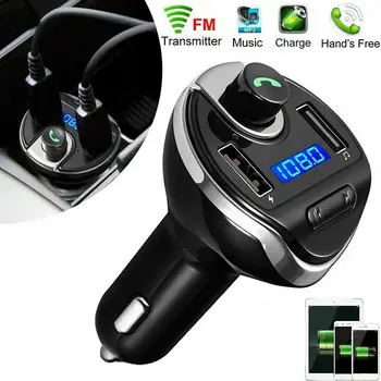 

Car FM Transmitter Wireless Bluetooth Handsfree Car Kit MP3 Audio Player Radio USB Charger Power Adapter Car Accessories
