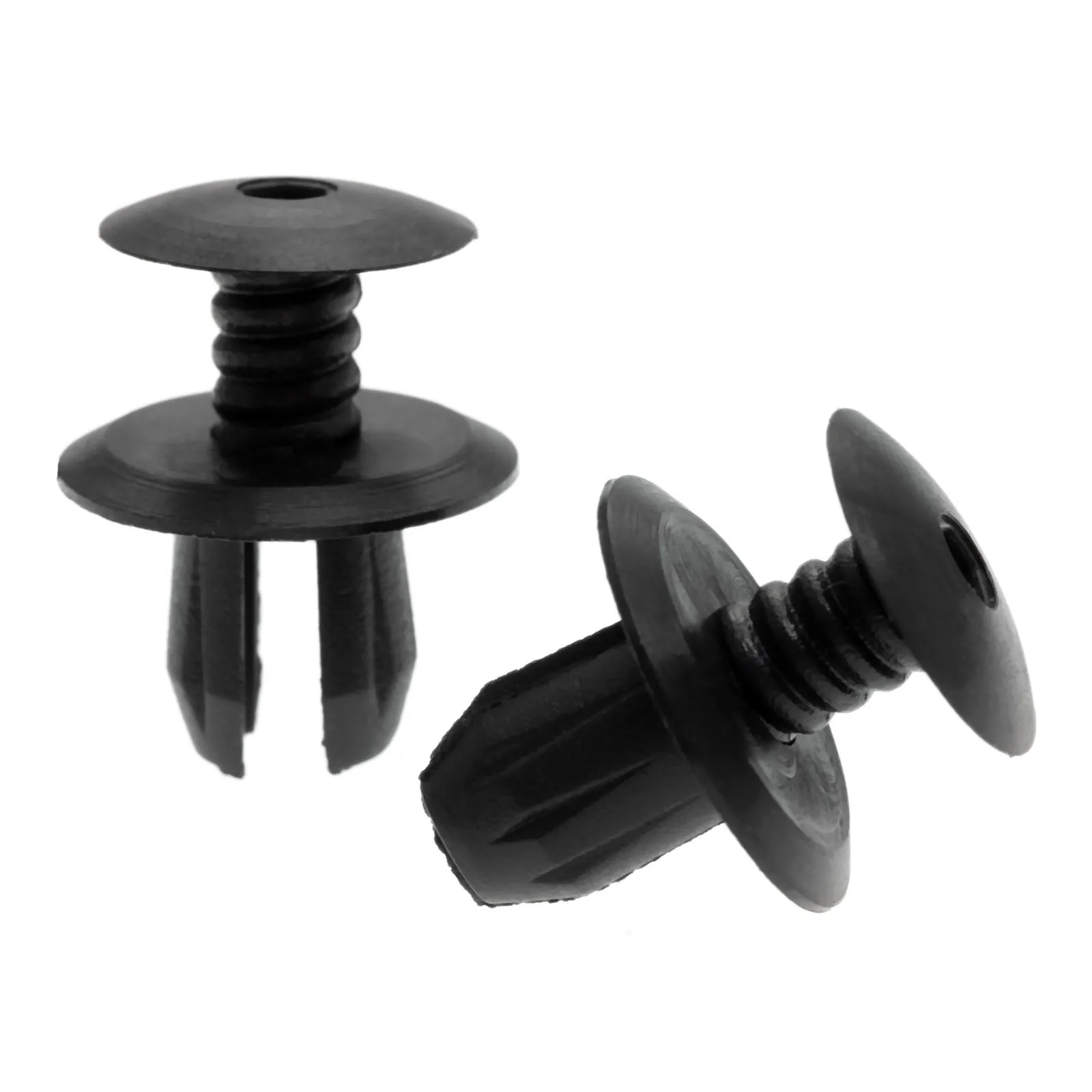 EMSea 50 Clips De Ajuste Interior Para Panel De Remache De Plástico Negro Para Debajo De La Carrocería De Aislamiento De Parachoques, Agujero De 8 Mm, Compatible Con Honda 91505SL0003