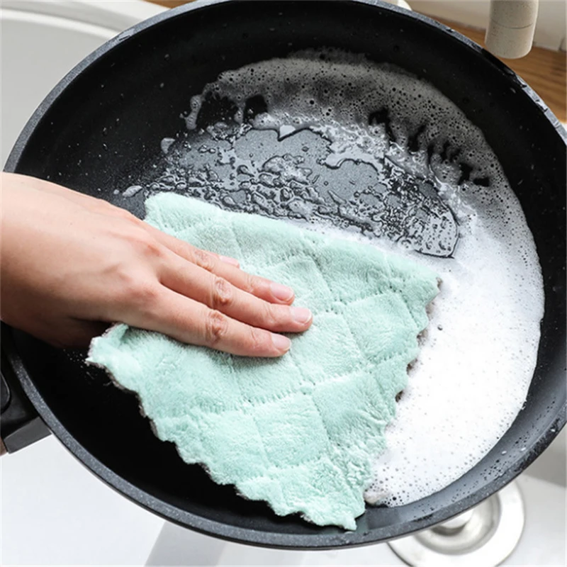 1pc Super Absorbent Microfiber Kitchen Dish Cloth High-efficiency Tableware Household Cleaning Towel Kichen Tools Gadgets Cosina 1pc Super Absorbent Microfiber Kitchen Dish Cloth High-efficiency Tableware Household Cleaning Towel Kichen Tools Gadgets Cosina