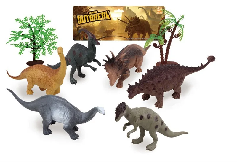 

Children Model Dinosaur Toy Plastic Jurassic of Jurassic Boy Toy Early Childhood Cognitive Dinosaur Model Set