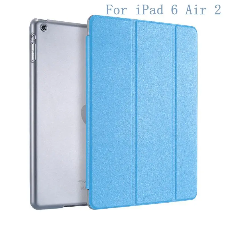 Чехол Floveme для i Pad Air 2 Шелковый чехол для i Pad Mini 2 4 5 складной тонкий полный защитный чехол для i Pad Pro 9,7 12,9 - Цвет: For i Pad 6 Air 2