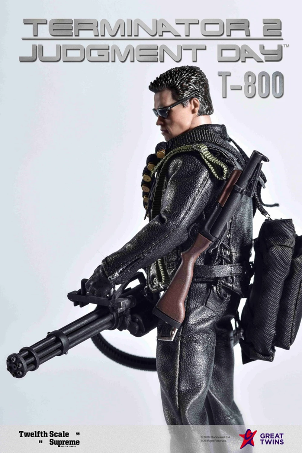 Коллекция для фанатов 1/12 фигурка Great Twins Terminator 2: Judgment Day T-800 Arnold Schwarzenegger " фигурки