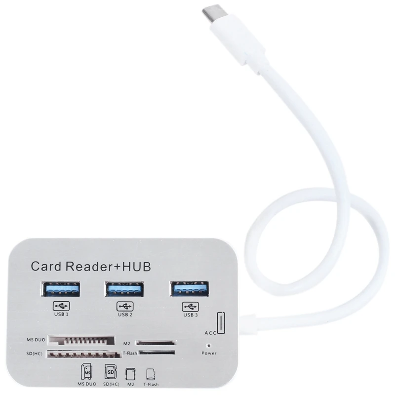 Мини-usb C концентраторы 3,0 Многофункциональный USB type-C с 3 портами SD/TF кард-ридер все в одном для MacBook Pro usb-c концентратор 3,0