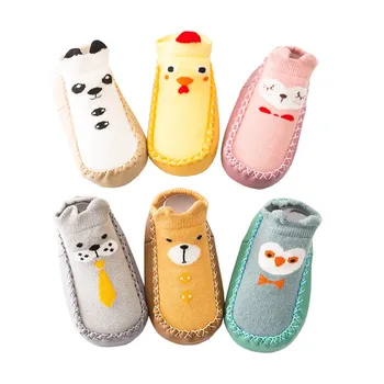 

Baby Boy Girl Sock Infant Autumn Cotton Shoes Socks Cute Cartoon no-Slip Floor Shoes Socks Indoor Walk Learning Shoes hot