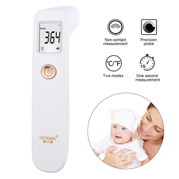 

Household Forehead Thermometer ℃/℉ Muti-function Digital Infrared Hand-held Non-contact Temperature Tool for Adult Baby
