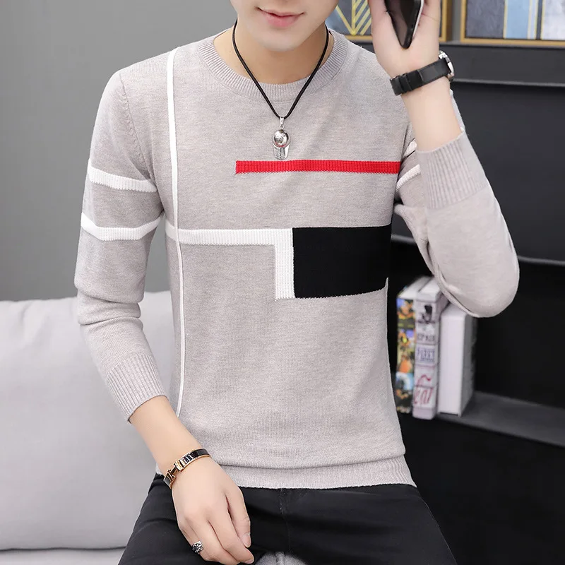 Mens Sweaters Fashion Mens 2019 Clothes New Sweater Men Casual Knitting Sweaters Pullover Stripes Pullovers